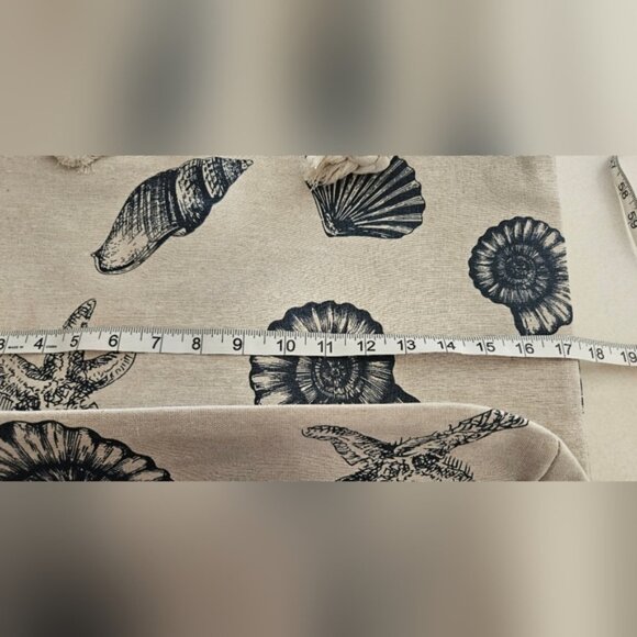 Nautical Print Canvas Tote Bag - Picture 2 of 6